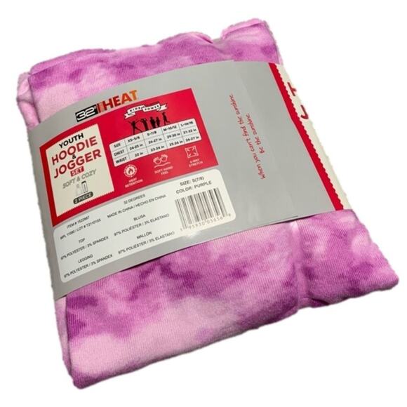 32 Degrees Girl's Hoodie Jogger Set Size Medium NWT - Picture 5 of 6